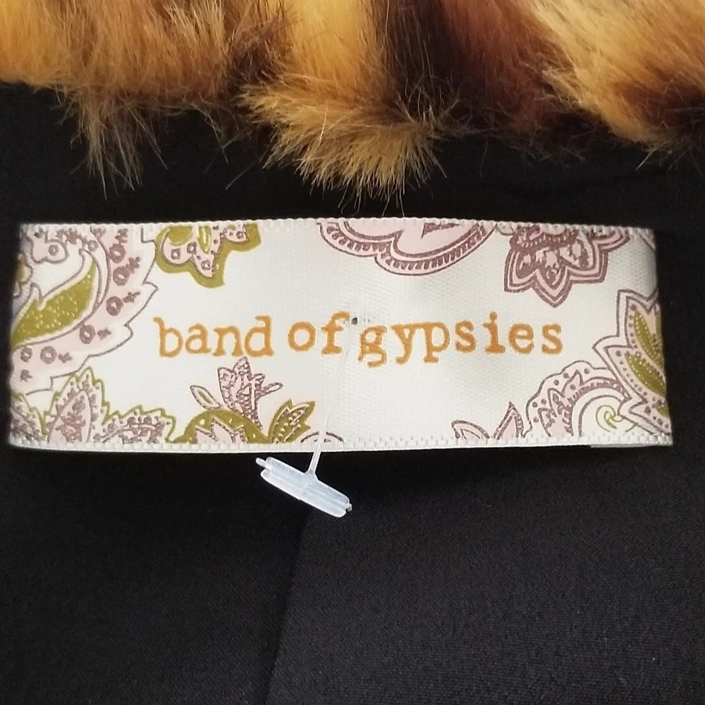 NWT Band of Gypsies Leopard Faux Fur Coat S - Picture 6 of 8